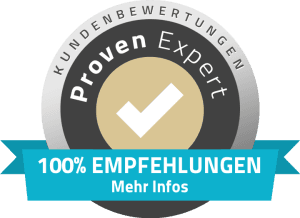 ProvenExpert 100% Empfehlungen